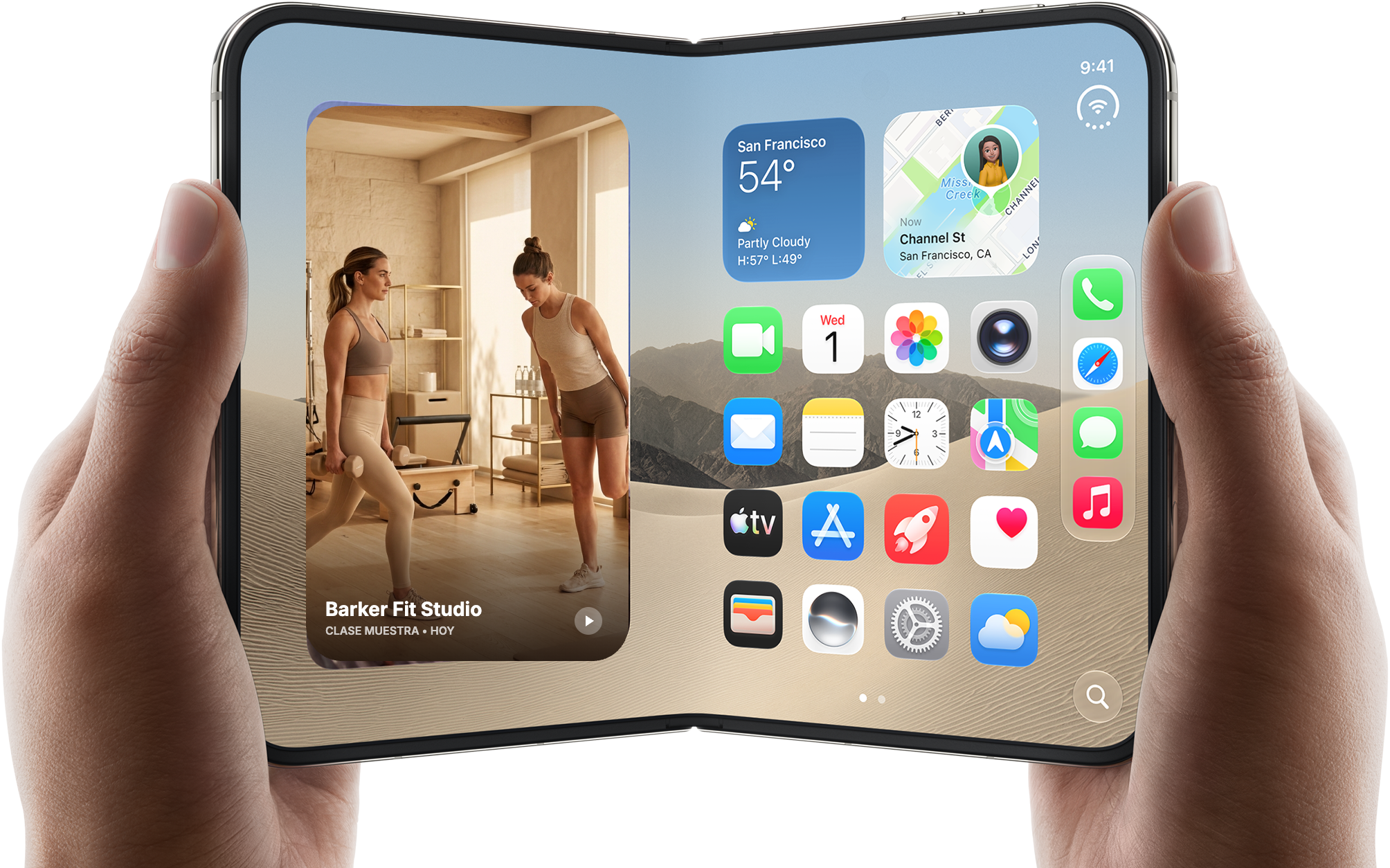 Barker Fit Studio en iPhone Duo